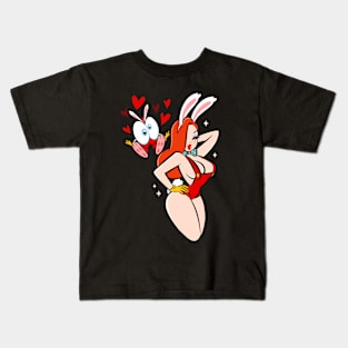 bunny love Kids T-Shirt